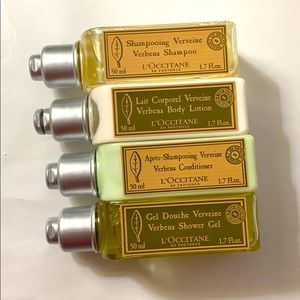 L’Occitane Travel Kit of lotions and cleaners